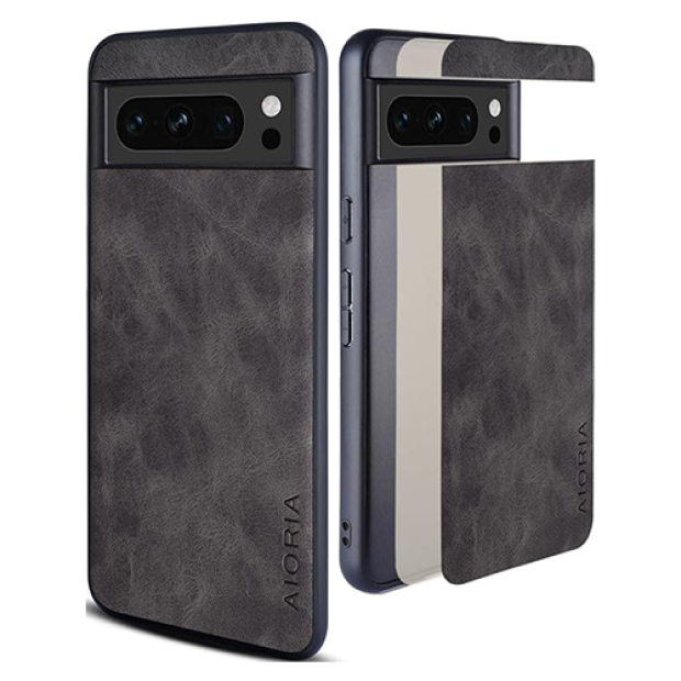 1-620x620 Google Pixel 8 Pro Retro Design Leather Protective Case - Image 1