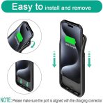 IPhone 15 Pro Max Slim Battery Case Recharges Wirelessly - Image 2