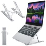 Portable Aluminum Adjustable Laptop Stand, Laptop Riser Laptop Holder For Desk