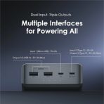 Traveler 3 Lit 27000mAh Power Bank With 15W Type C Fast Charging, USB & Type C Triple Output - Image 3