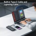 VEGER 25000mAh Portable Laptop Charger With Built-In Cables, Laptop Power Bank 100W PD/PPS - Image 2