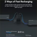 VEGER 25000mAh Portable Laptop Charger With Built-In Cables, Laptop Power Bank 100W PD/PPS - Image 3