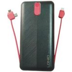 LDNIO PL2014 Power Bank 20000mAh Built-In Dual Cable , High Density Li-Polymer