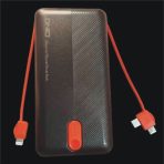 LDNIO PL2014 Power Bank 20000mAh Built-In Dual Cable , High Density Li-Polymer - Image 2