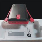 LDNIO PL2014 Power Bank 20000mAh Built-In Dual Cable , High Density Li-Polymer - Image 3