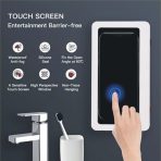 Shower Phone Holder Phone Case With 2PCS Reusable Non-Trace Stickers - Image 4