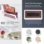 Shower Phone Holder Phone Case With 2PCS Reusable Non-Trace Stickers - Image 3