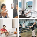 Shower Phone Holder Phone Case With 2PCS Reusable Non-Trace Stickers - Image 2