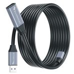 BlueRigger USB 3.0 Extension Cable / 32FT - 10M, Active, 5 Gbps, Type A Male To Female Adapter Cord