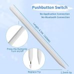 Stylus Pens For Touch Screens, Universal Fine Point IPad Pencil With Magnetic Adsorption - Image 3