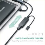 UGREEN 2-In-1 USB 3.0 A Male To Female + Micro USB Active Repeater 5 Meter / 10 Meter Extension Cable - Image 4