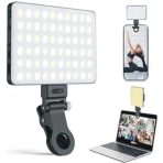 60 LED Phone Light With Front & Back Clip Selfie Light With CRI 95+Selfie Light For IPhone
