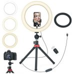 Aluminum Remote Controlled LED Selfie 10“12“14“ 18“Ring Light 3m Wire