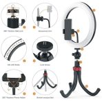 Aluminum Remote Controlled LED Selfie 10“12“14“ 18“Ring Light 3m Wire - Image 3