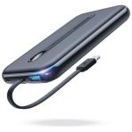 JR-L001 20W Linglong Series Fast Charging Power Bank With Built-In Lightning Cable