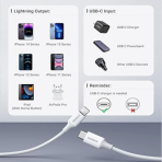 White 1m Lightning Cable For IPhone And IPad - Image 5