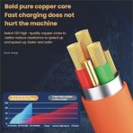 Multi 3 In 1 Multi Fast Charging Cable, Micro Wire Connector With Support USB And Type C - Image 2