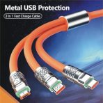 Multi 3 In 1 Multi Fast Charging Cable, Micro Wire Connector With Support USB And Type C - Image 4