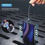 Round Shape Magnetic USB 3 In 1 Charging Cable Magnet Charger USB-C Cable With Type-C Micro USB - A - Image 4