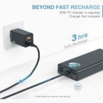 Baseus Power Bank, 65 W, USB-C 26800 MAh, External Battery PD QC4.0 Fast Charging - Image 3