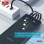 20000mAh Power Bank LED Display Charge Level 4 USB Ports - Image 3