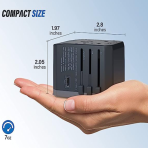 International Travel Adapter AC Wall Plug, 5.6A Power Adapter - Image 2