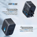 International Travel Adapter AC Wall Plug, 5.6A Power Adapter - Image 3