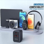 International Travel Adapter AC Wall Plug, 5.6A Power Adapter - Image 4