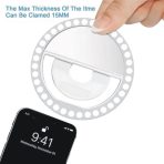 Girl's 36 LED Rechargeable Clip-On Selfie Ring Light For IPhone - Image 3