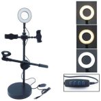 LED 360 Degree Rotated Live Voice Professional Mobile Phone Stand - Image 4