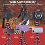 Flexible Tripod For IPhone With Mini Wireless Remote For Selfies Adjustable Stand Holder - Image 4